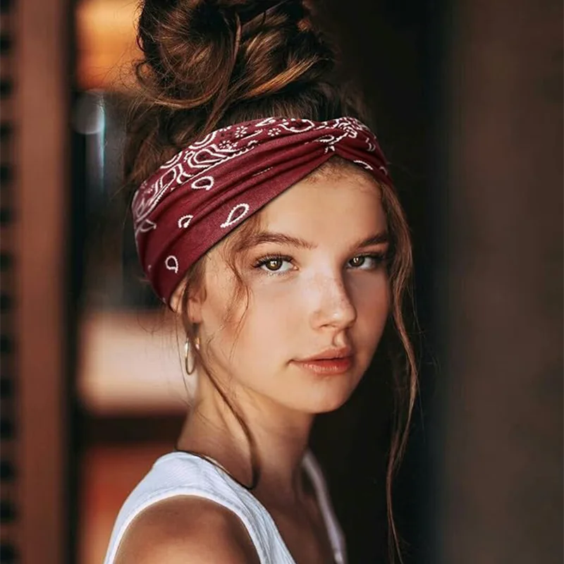 Fasce per capelli in poliestere Boho Bandana