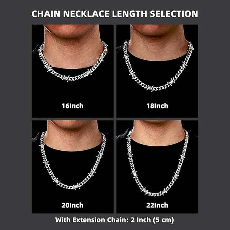 Unique Punk Man Fashion Necklace